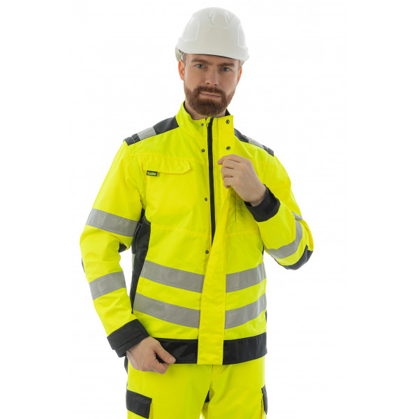 Сигнальная куртка Brodeks KS 225, желтый/черный | Brodeks от Arbostuff.ru