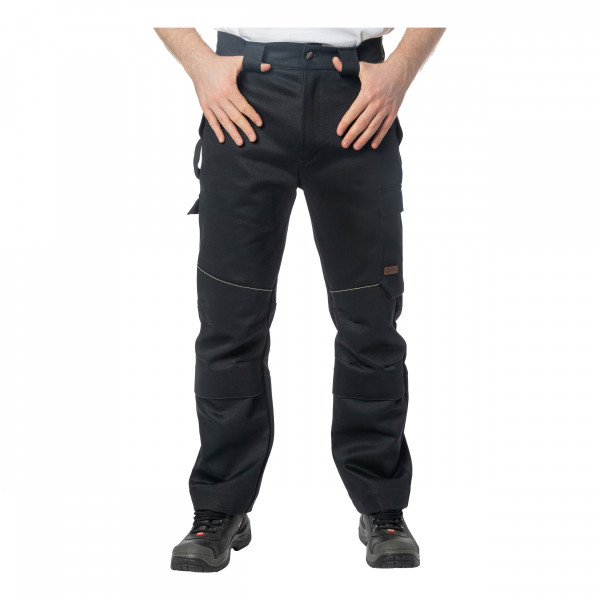 Брюки сварщика 2 класса Brodeks FS38-02, черный | Brodeks