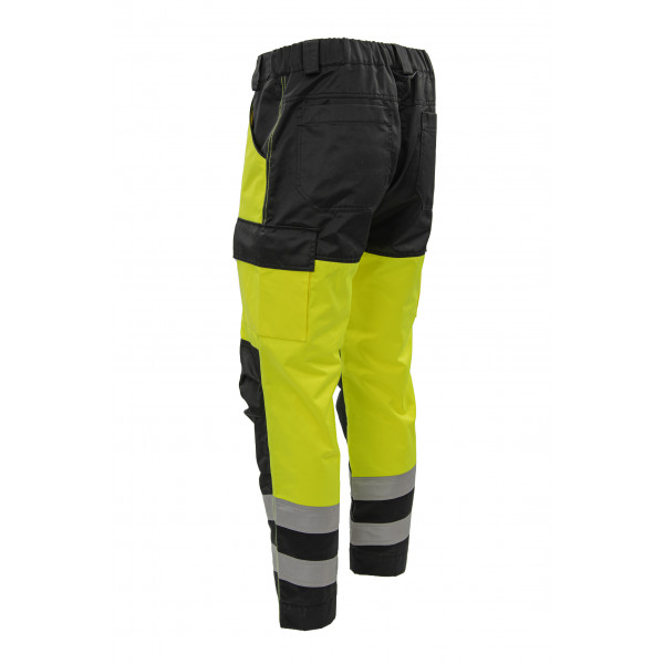 Сигнальные брюки Brodeks KS 313, желтый/черный | Brodeks от Arbostuff.ru