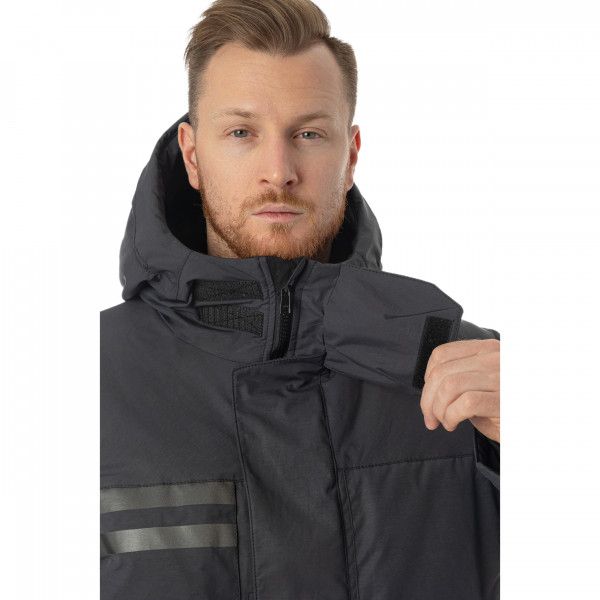 Зимняя куртка-парка KW263 limited edition, темно серый | Brodeks от Arbostuff.ru