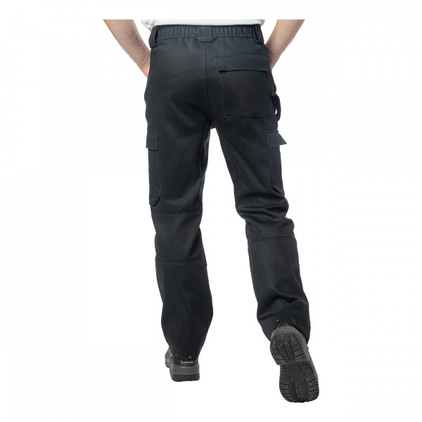 Брюки сварщика 2 класса Brodeks FS38-02, черный | Brodeks