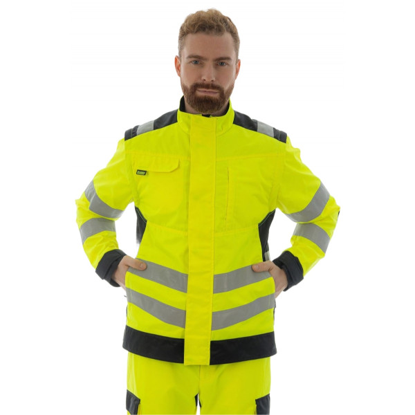Сигнальная куртка Brodeks KS 225, желтый/черный | Brodeks от Arbostuff.ru